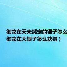 御龙在天未绑定的银子怎么来的(御龙在天银子怎么获得)