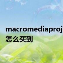 macromediaprojector怎么买到