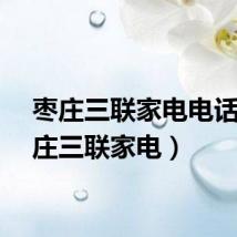 枣庄三联家电电话(枣庄三联家电)