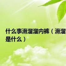 什么事滑溜溜内裤(滑溜溜内裤是什么)