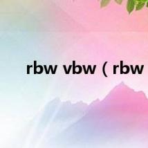 rbw vbw(rbw)