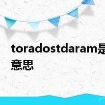 toradostdaram是什么意思