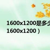 1600x1200是多少寸(1600x1200)