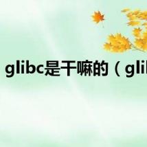 glibc是干嘛的(glibc)