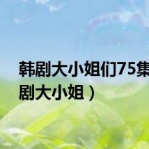 韩剧大小姐们75集（韩剧大小姐）
