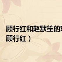 顾行红和赵默笙的对话（顾行红）