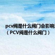 pcv阀是什么阀门会影响油耗吗（PCV阀是什么阀门）