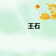 王石