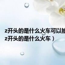 z开头的是什么火车可以抽烟吗(z开头的是什么火车)