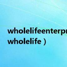 wholelifeenterprise(wholelife)