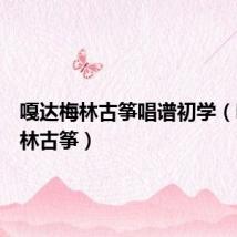 嘎达梅林古筝唱谱初学(嘎达梅林古筝)
