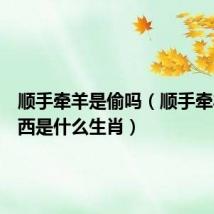 顺手牵羊是偷吗(顺手牵羊偷东西是什么生肖)