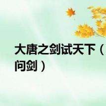 大唐之剑试天下（大唐问剑）