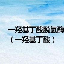 一羟基丁酸脱氢酶高10（一羟基丁酸）