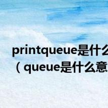printqueue是什么意思（queue是什么意思）