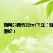魅帝的慵懒妃txt下载(魅帝的慵懒妃)