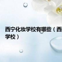 西宁化妆学校有哪些(西宁化妆学校)