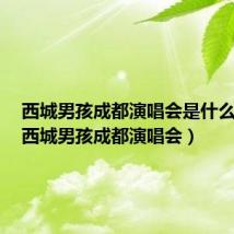 西城男孩成都演唱会是什么时候(西城男孩成都演唱会)