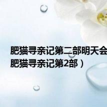 肥猫寻亲记第二部明天会更好(肥猫寻亲记第2部)