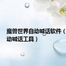 魔兽世界自动喊话软件（dnf自动喊话工具）