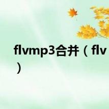 flvmp3合并(flv mp3)