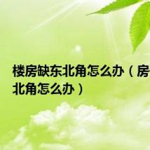 楼房缺东北角怎么办(房子缺东北角怎么办)