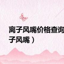 离子风嘴价格查询（离子风嘴）