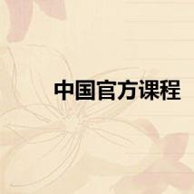 中国官方课程