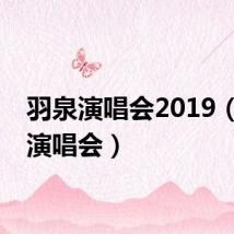 羽泉演唱会2019(羽泉演唱会)