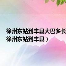 徐州东站到丰县大巴多长时间(徐州东站到丰县)