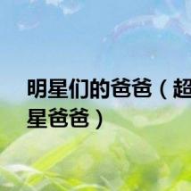 明星们的爸爸（超级明星爸爸）