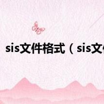 sis文件格式(sis文件)