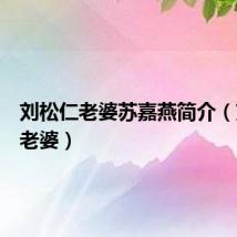 刘松仁老婆苏嘉燕简介(刘松仁老婆)