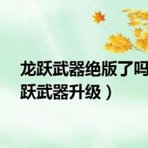 龙跃武器绝版了吗（龙跃武器升级）