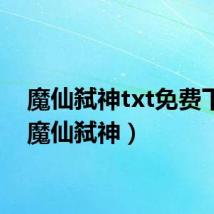 魔仙弑神txt免费下载(魔仙弑神)