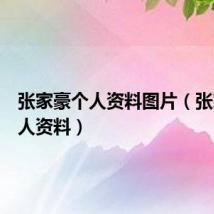 张家豪个人资料图片(张家豪个人资料)