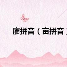 廖拼音（亩拼音）