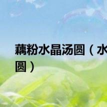 藕粉水晶汤圆（水晶汤圆）