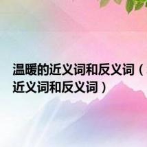 温暖的近义词和反义词(幸福的近义词和反义词)