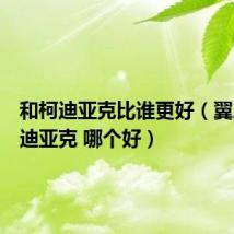 和柯迪亚克比谁更好(翼虎和柯迪亚克 哪个好)