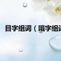 目字组词（哦字组词）