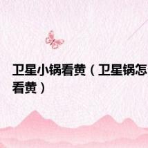 卫星小锅看黄(卫星锅怎么接收看黄)