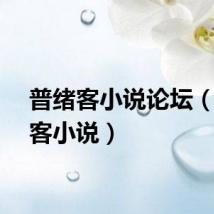 普绪客小说论坛(普绪客小说)