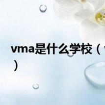vma是什么学校(vmas)