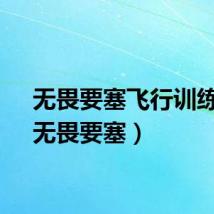 无畏要塞飞行训练师（无畏要塞）