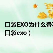 口袋EXO为什么登不了(口袋exo)