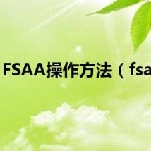FSAA操作方法(fsaac)