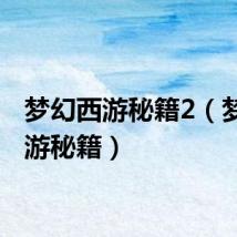 梦幻西游秘籍2（梦幻西游秘籍）