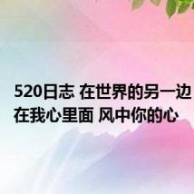 520日志 在世界的另一边 你永远在我心里面 风中你的心