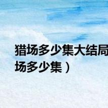 猎场多少集大结局（猎场多少集）